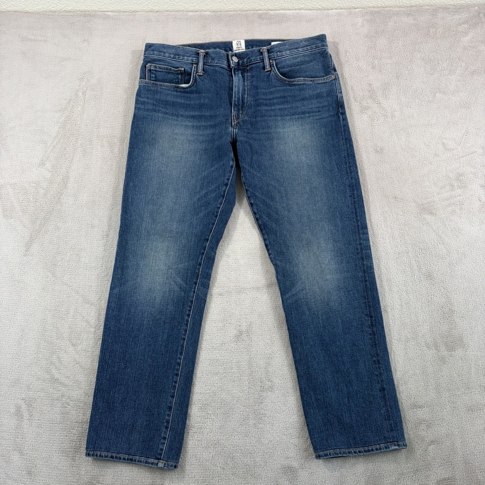 Hiroshi Kato The Pen Slim Japanese 10.5oz Selvedge Jeans in Rain Wash Men 34x28‎